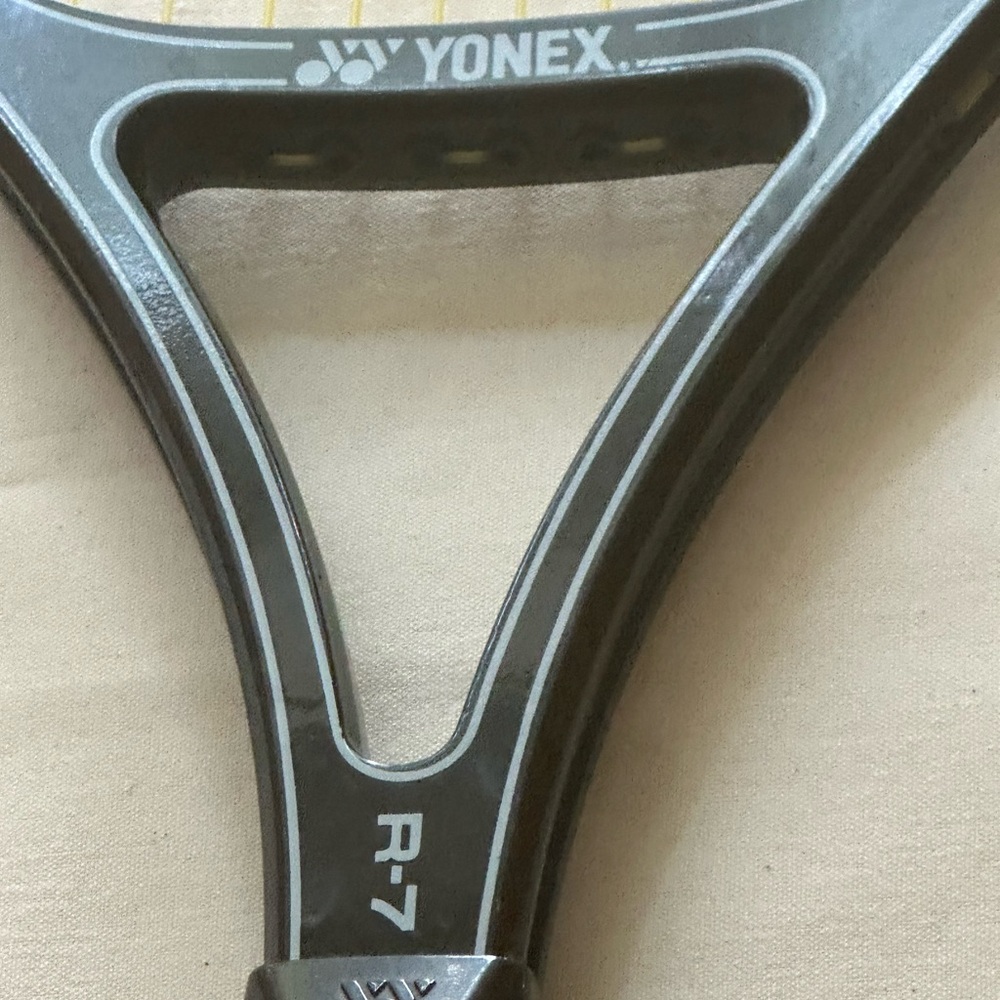 Yonex R-7 Tennis Racket with cover and bag
Graphite composite